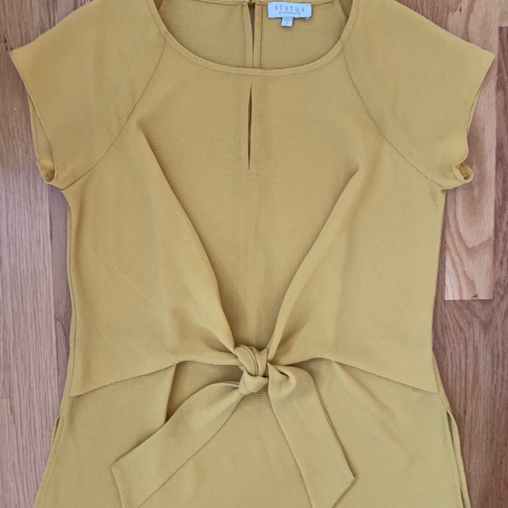 Yellow blouse